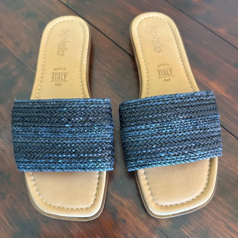 Seychelles Women's Palms Perfection Sandals in Black - Size 8.5 - Picture 2 of 5